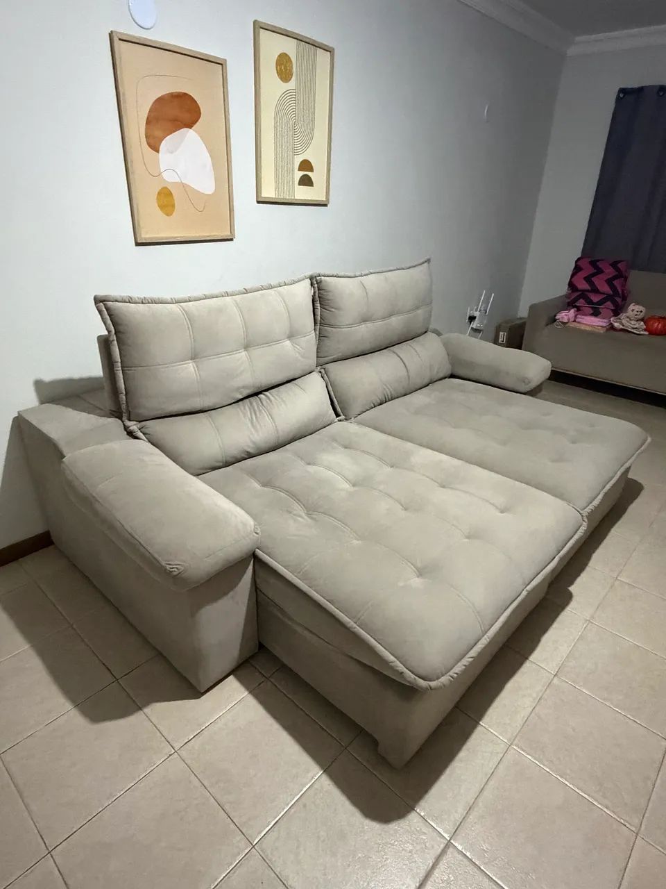 Sofá retrátil (perfeito estado de conservação) - Foto 3