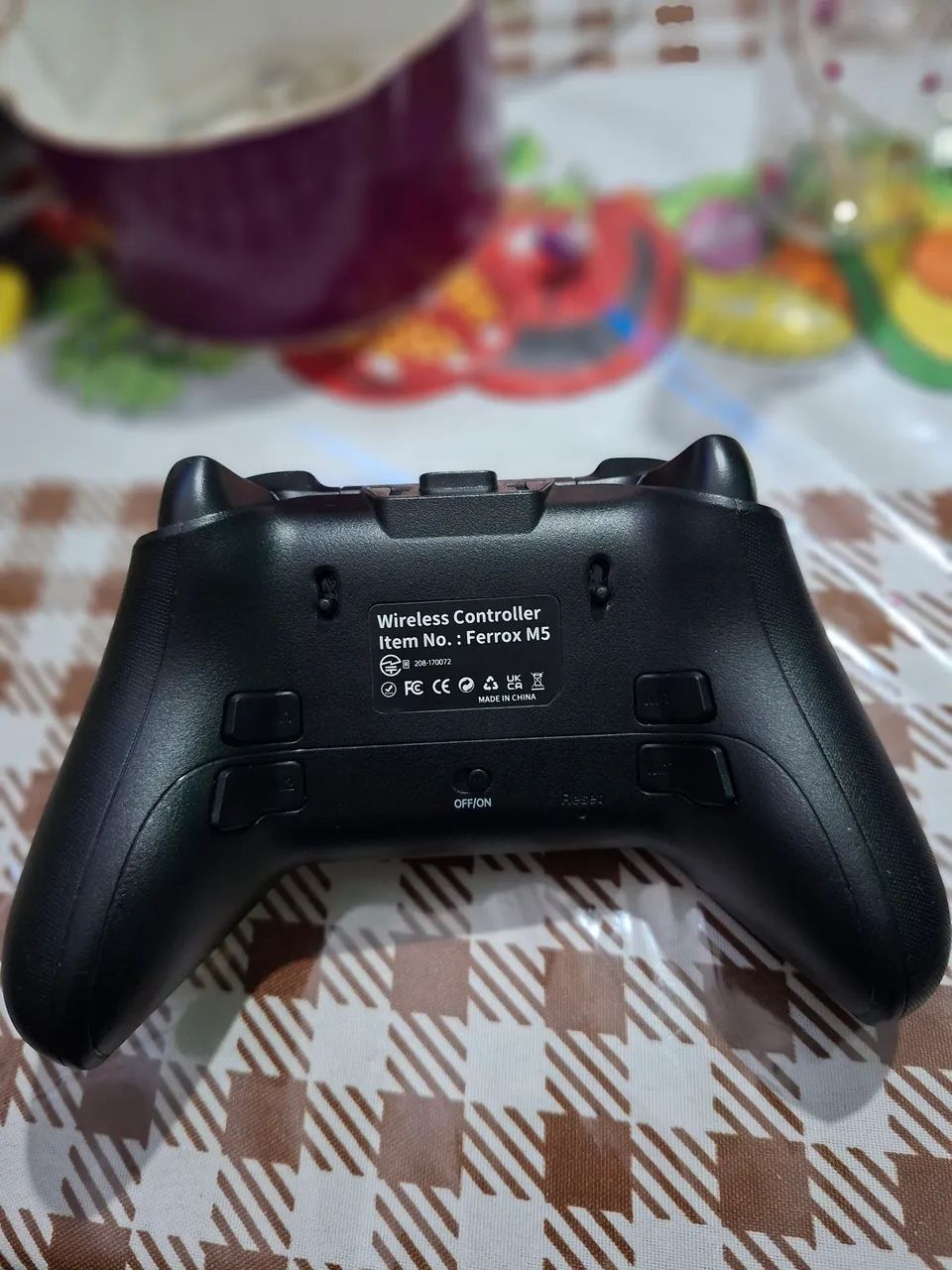 Controle gamer qrd ferrox na caixa zerado  - Foto 4