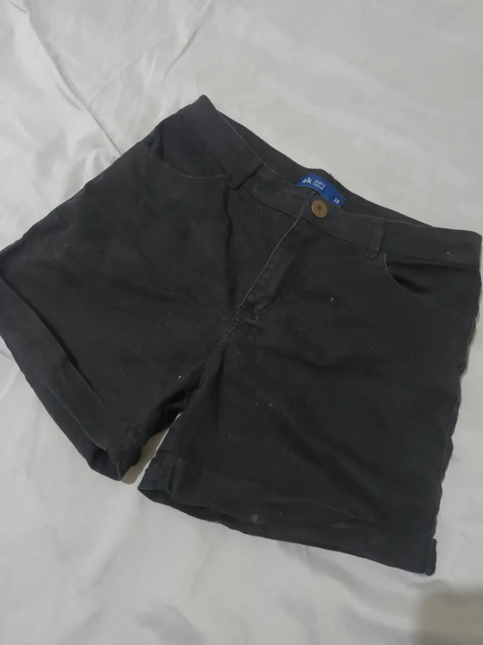 Short jeans Feminino TAM 40 - 42 - Foto 2