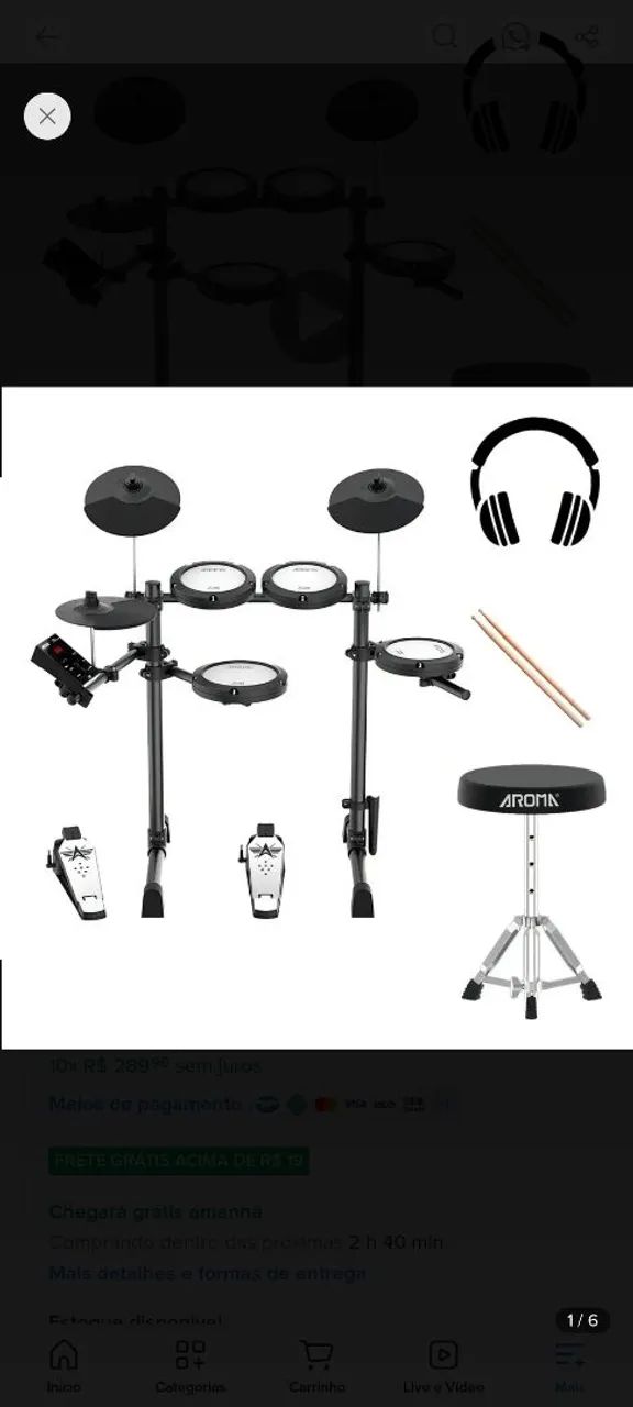Vendo bateria eletrônica semi nova. - Foto 2