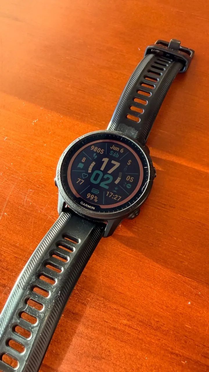 Relogio Corrida Garmin Forerunner 955 Solar (Preto) - Foto 2