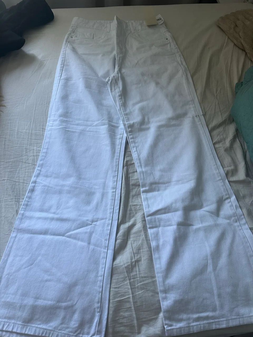 Calca jeans branca Wide leg  - Foto 2
