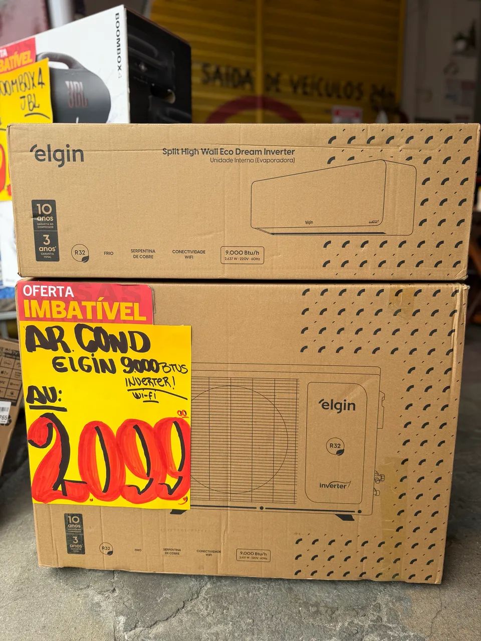 Vendo ar-condicionado Elgin 9 mil BTUs, Eco Inverter, Wi-Fi - Foto 5