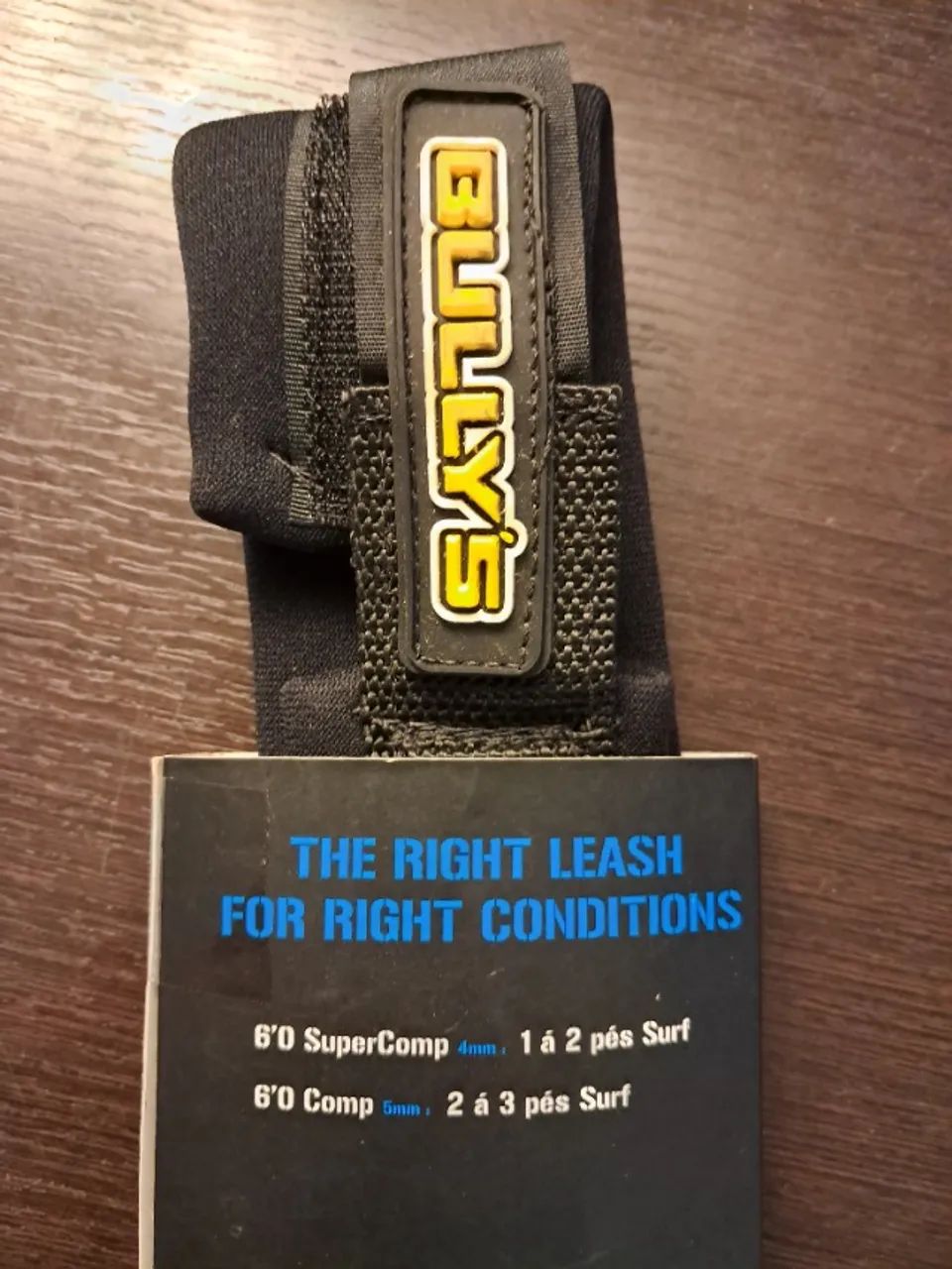 Leash BULLY'S 6' X 5 Mm - Premium Superlight Super Comp - Preto - Foto 3