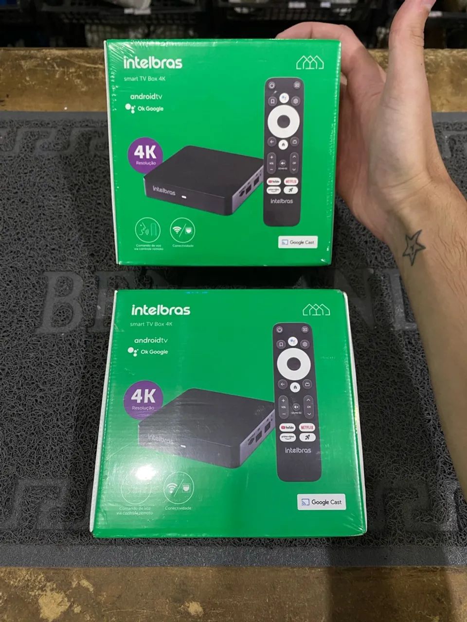Box 4k resolução lacradas