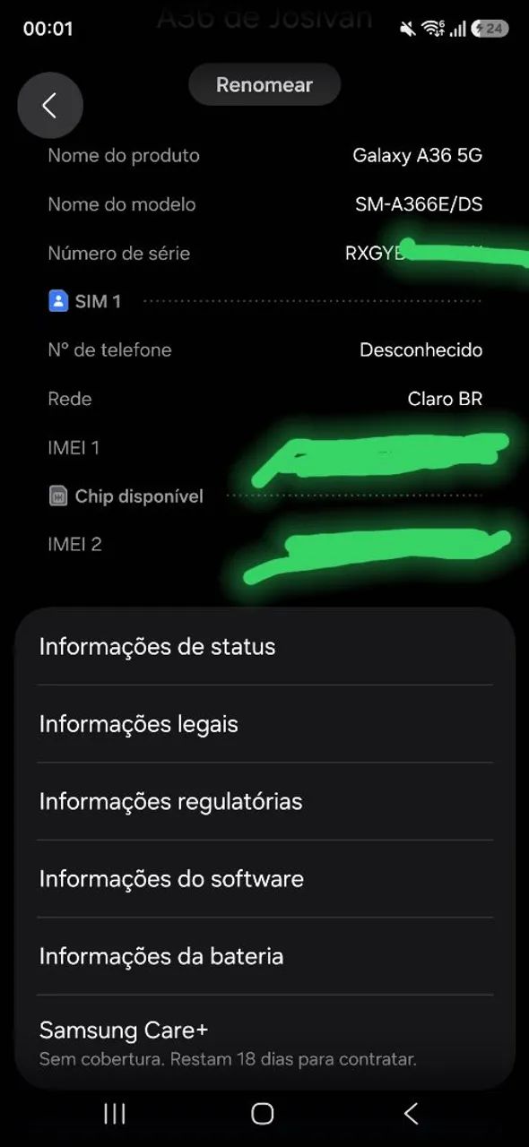 Celular A36  - Foto 4
