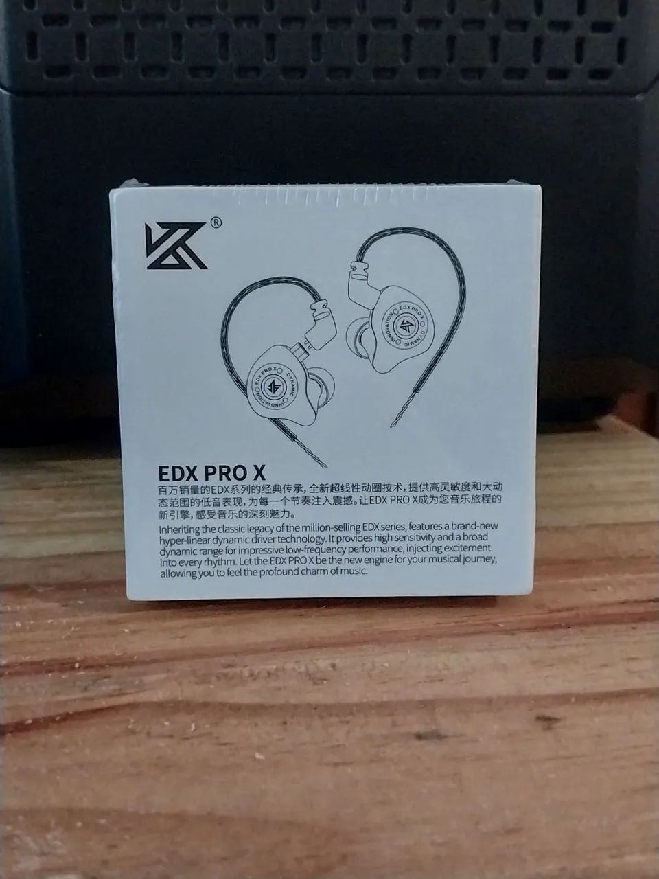 Fone KZ EDX Pro X sem microfone - Preto (LACRADO)