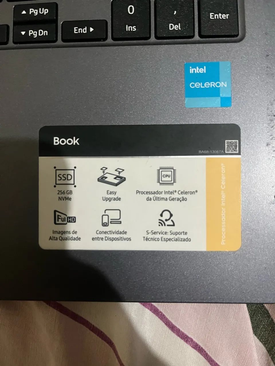 Notebook Samsung Book Celeron 4GB + SSD 256GB Full HD - Foto 5