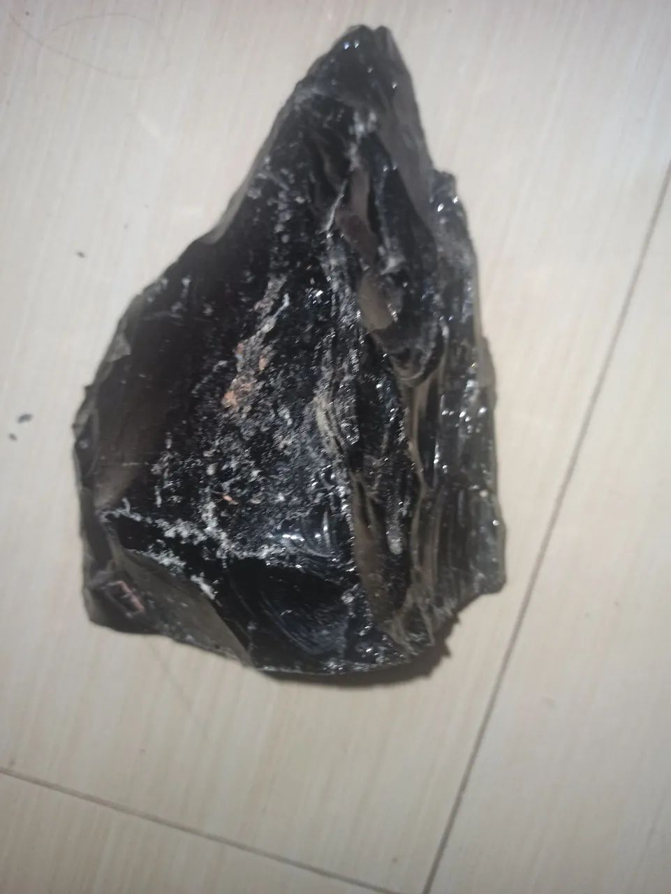 Pedra bruta obsidiana negra  - Foto 3