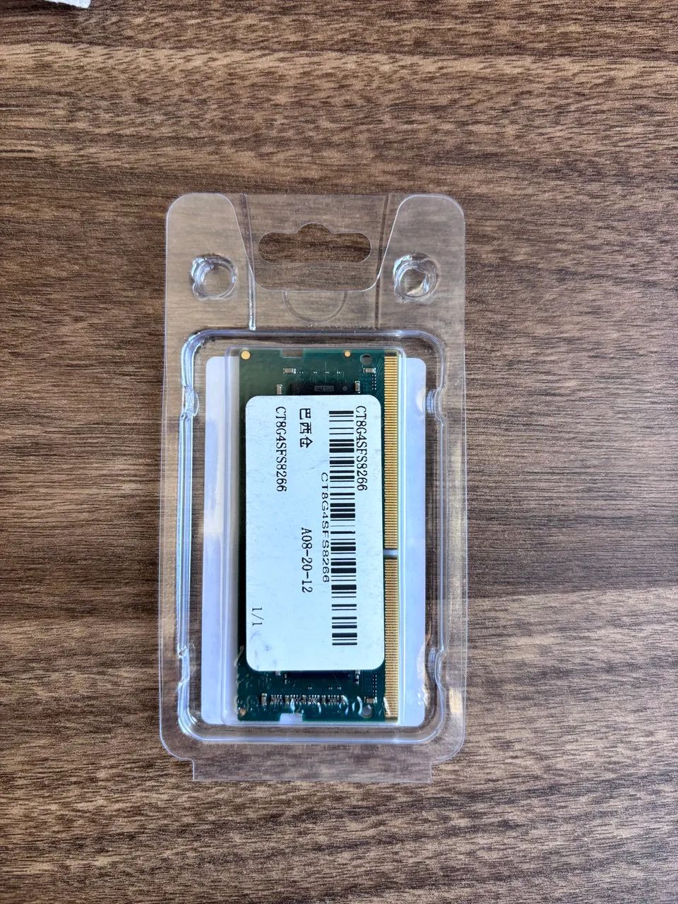 Memoria Ram Crucial 8Gb Nova