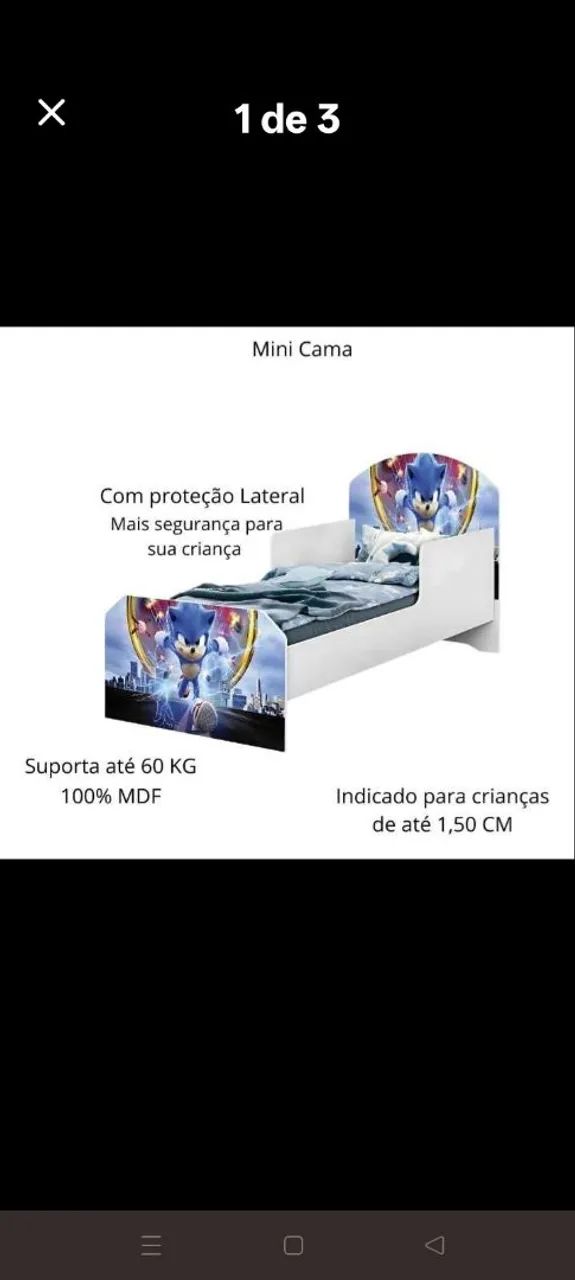 Cama infantil semi nova( sem colchão )