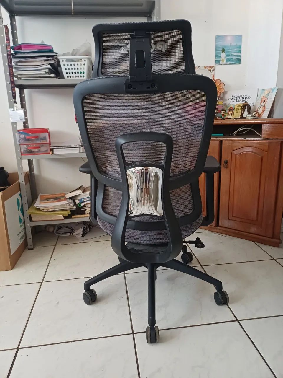 Cadeira Ergonômica PCyes Ms5 Cinza - Foto 3