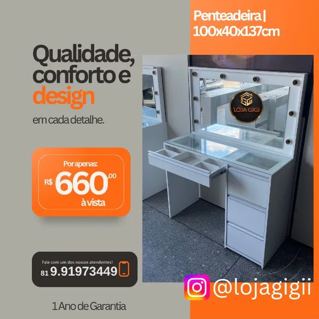 Penteadeira Luxo - Foto 2