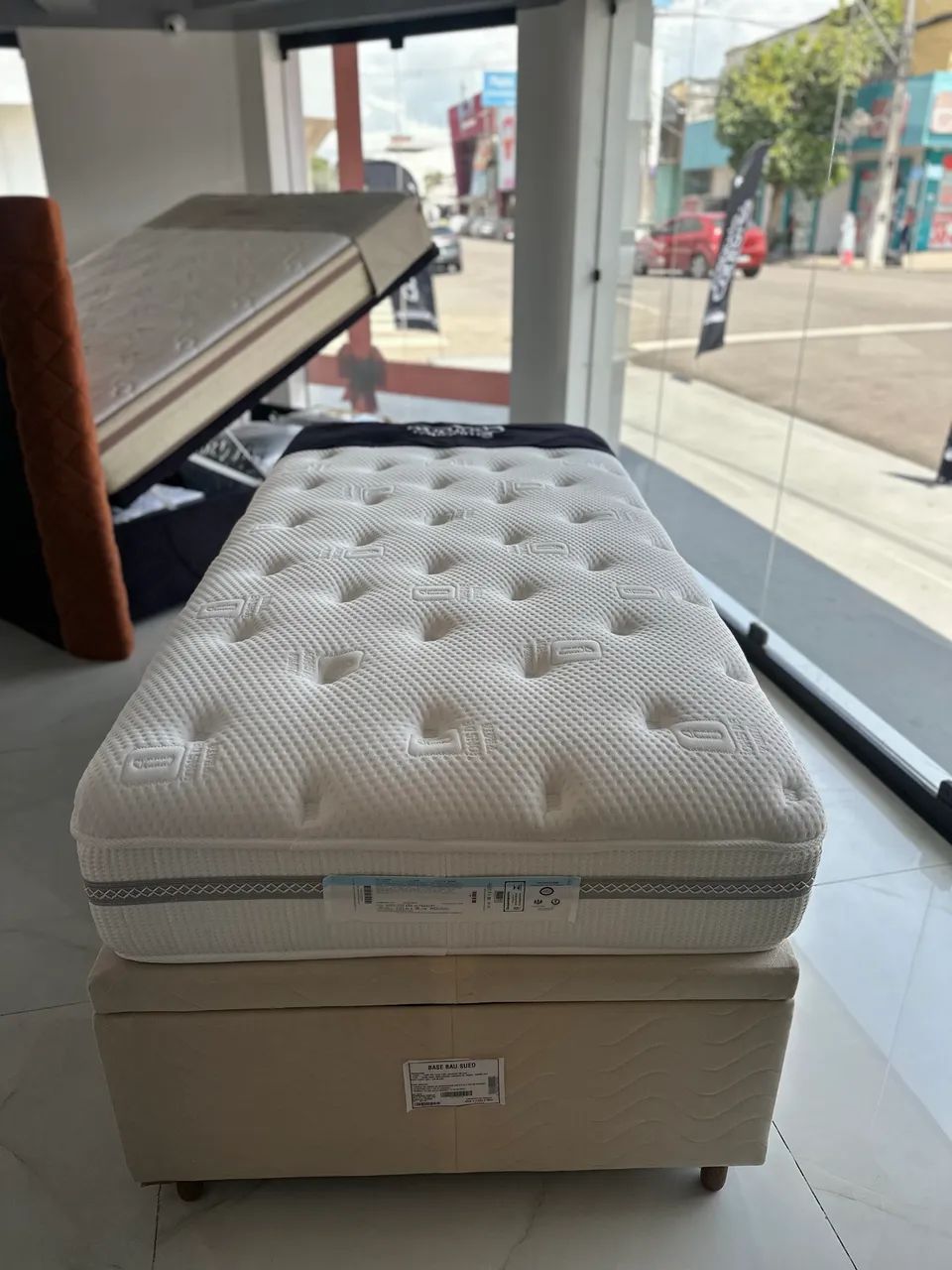 !!!CAMA BOX SOLTEIRÃO COM BASE BAU!!! - Foto 3