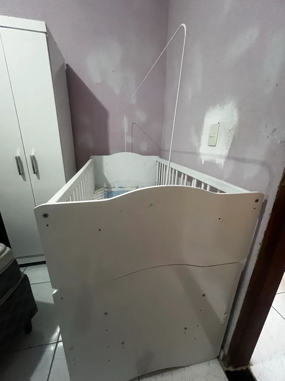 BERÇO + COLCHÃO ANTI REFLUXO  - Foto 2