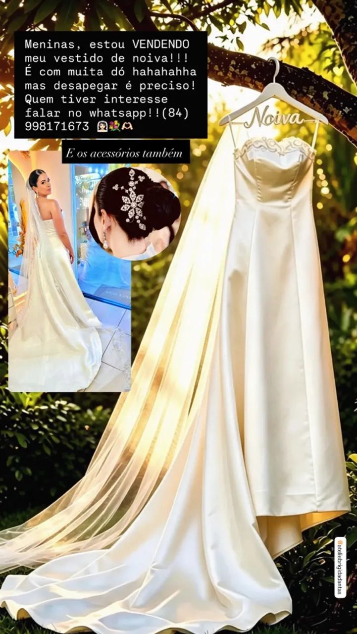 Vestido noiva completo  - Foto 3