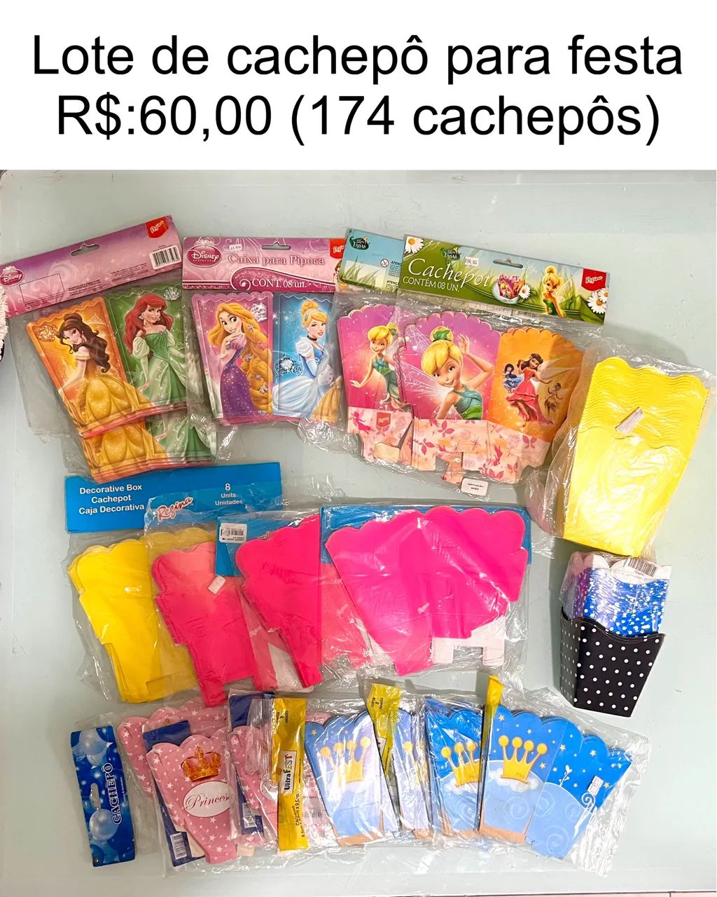 Desapego lote de Cachepo para festas.
