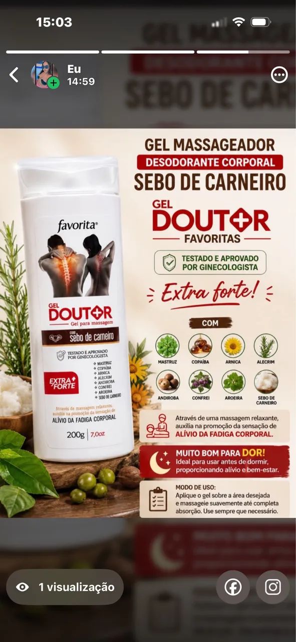 Gel cebo de carneiro 