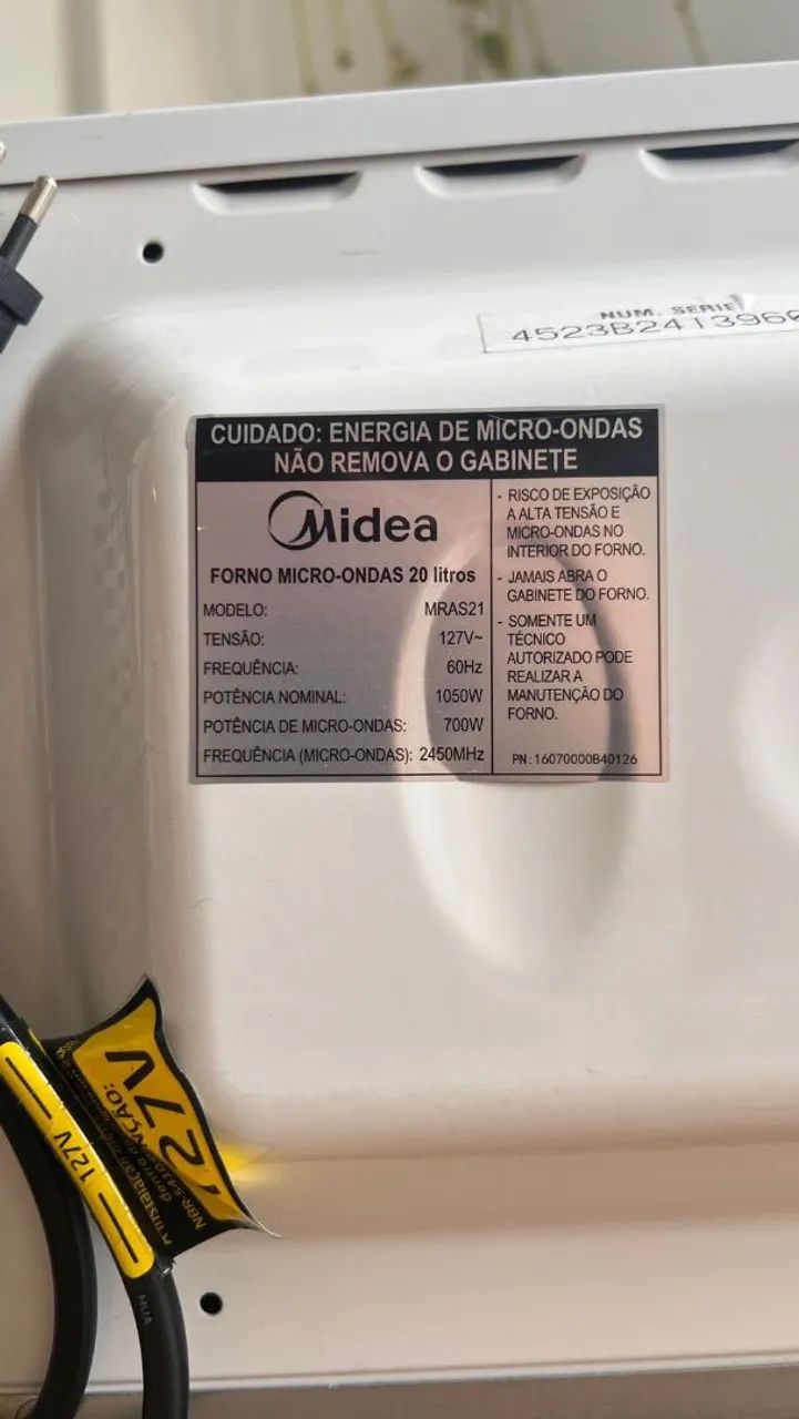 Microondas Midea 110v em ótimo estado - Foto 5