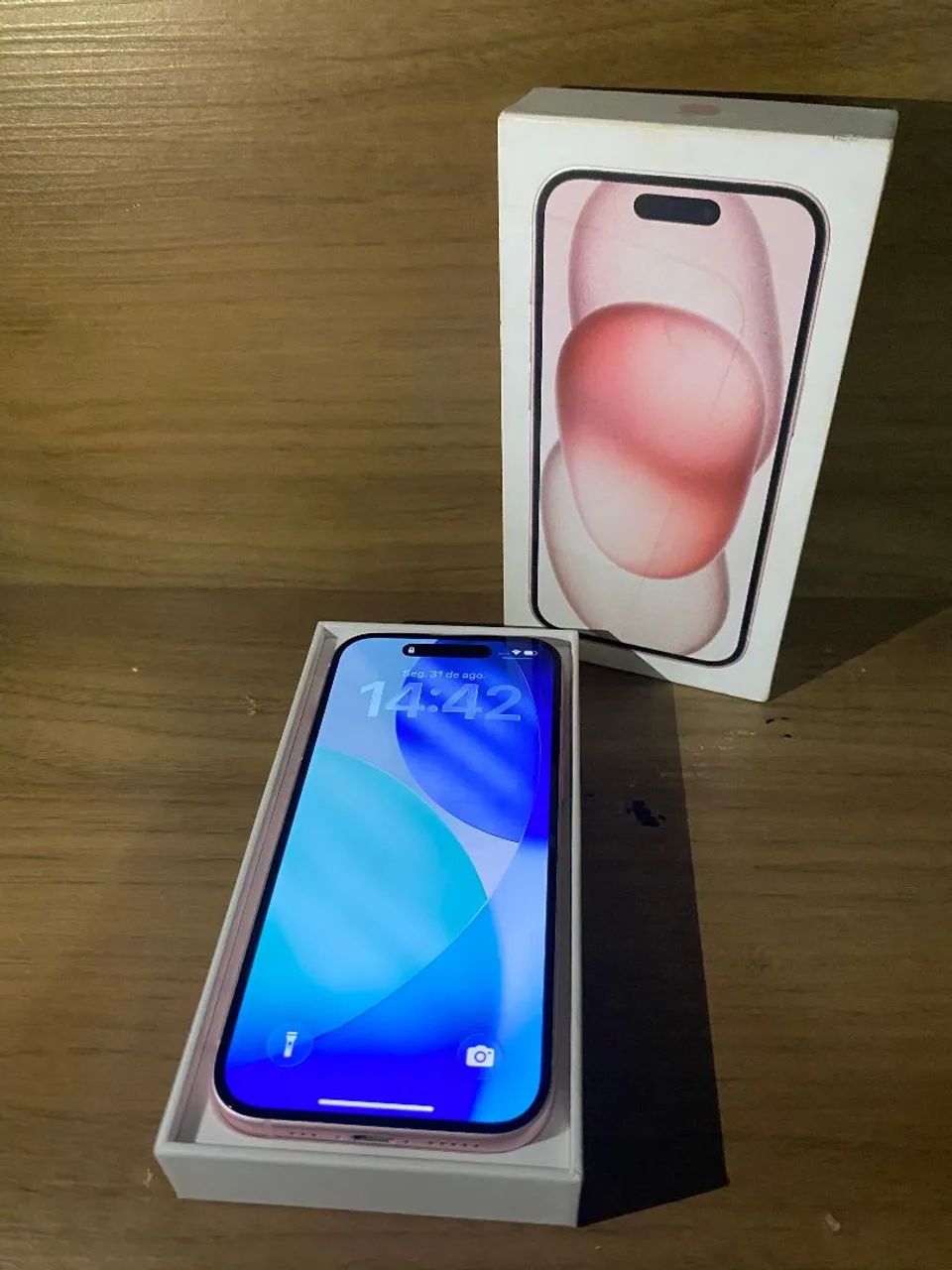 VENDO ou TROCO iPHONE 15 128GB ROSE - Foto 4