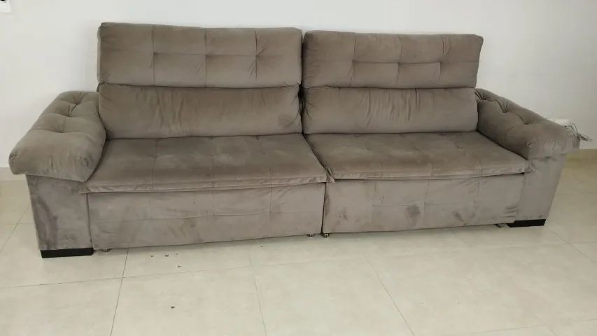 Sofá retrátil 3m (desmonta no meio para transporte)