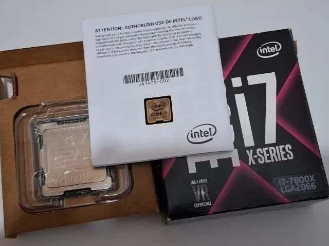 Pc gamer kit Placa mae asus TUF x299 processador i7 7800x lga 2066