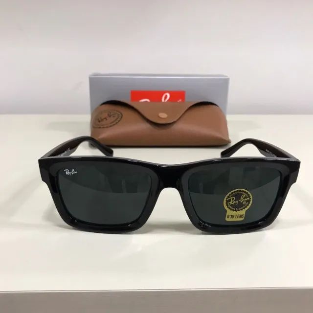 óculos de sol ray ban warren black - Foto 3