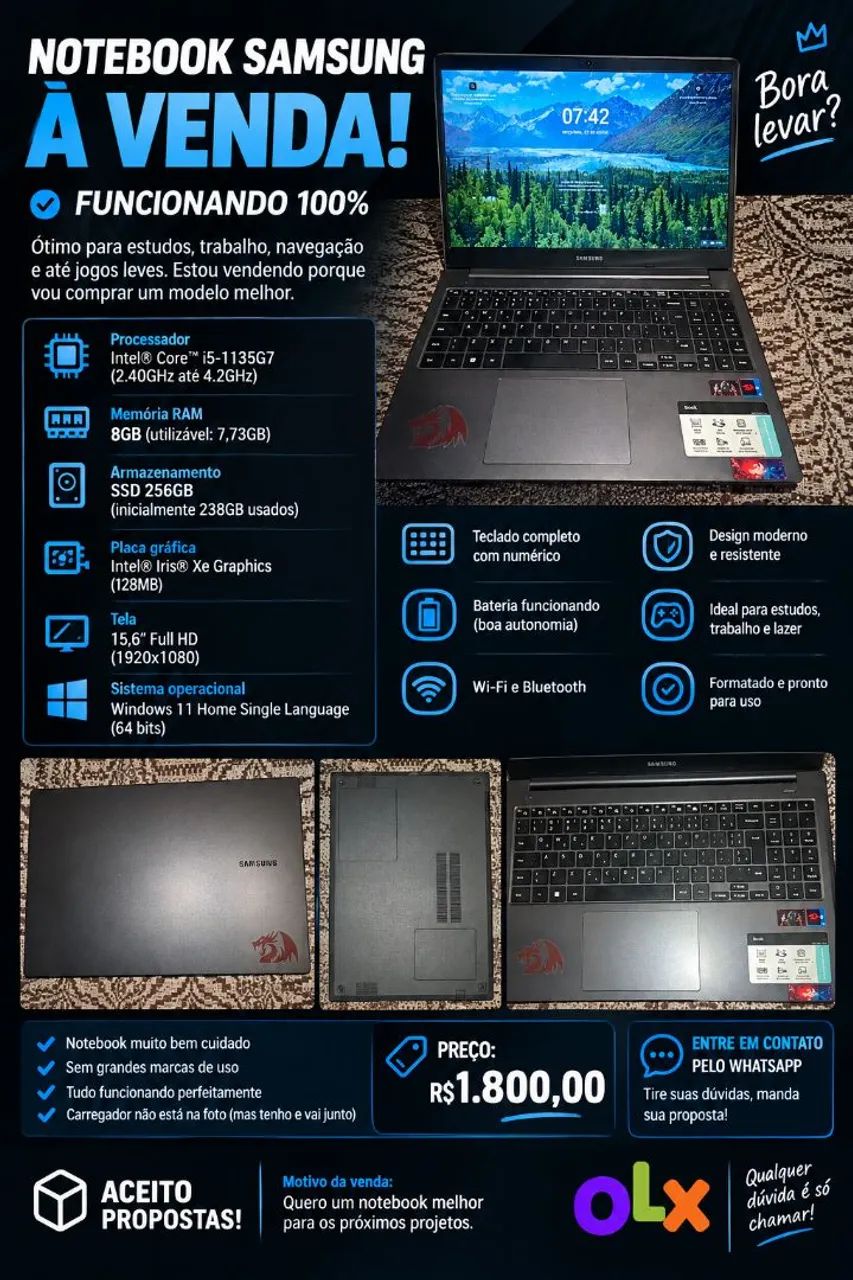 Notebook Samsung