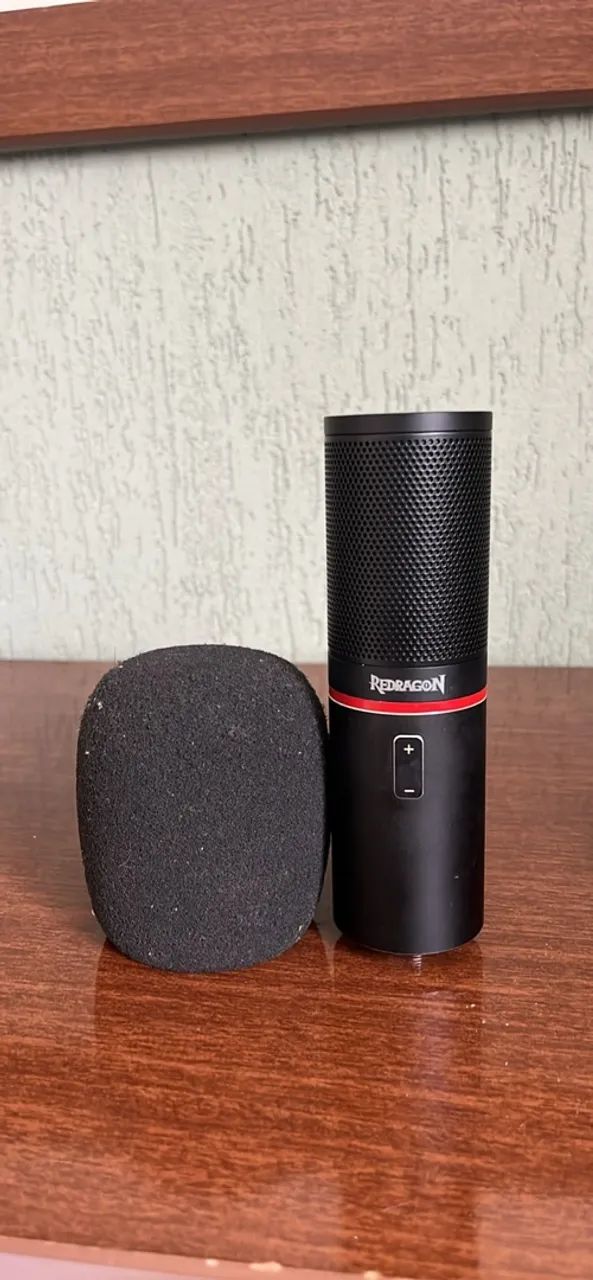 Microfone Redragon Blazer + Braço articulado 