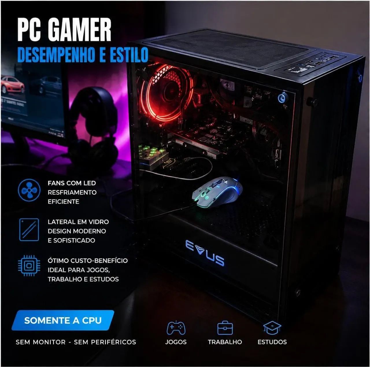 PC gamer (somente cpu) - Foto 3