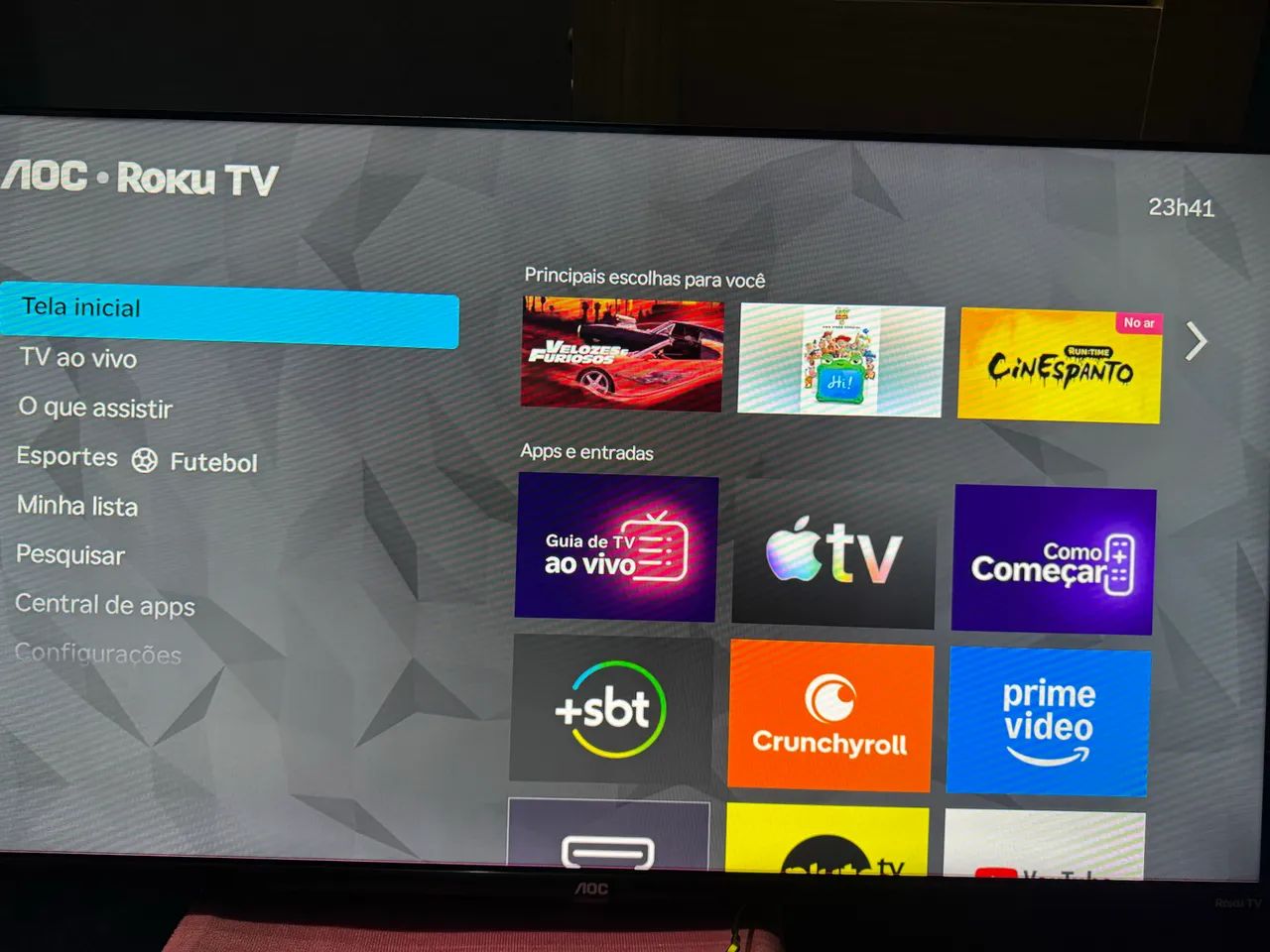 Smart TV Aoc RokuTV 32 polegadas - Foto 2