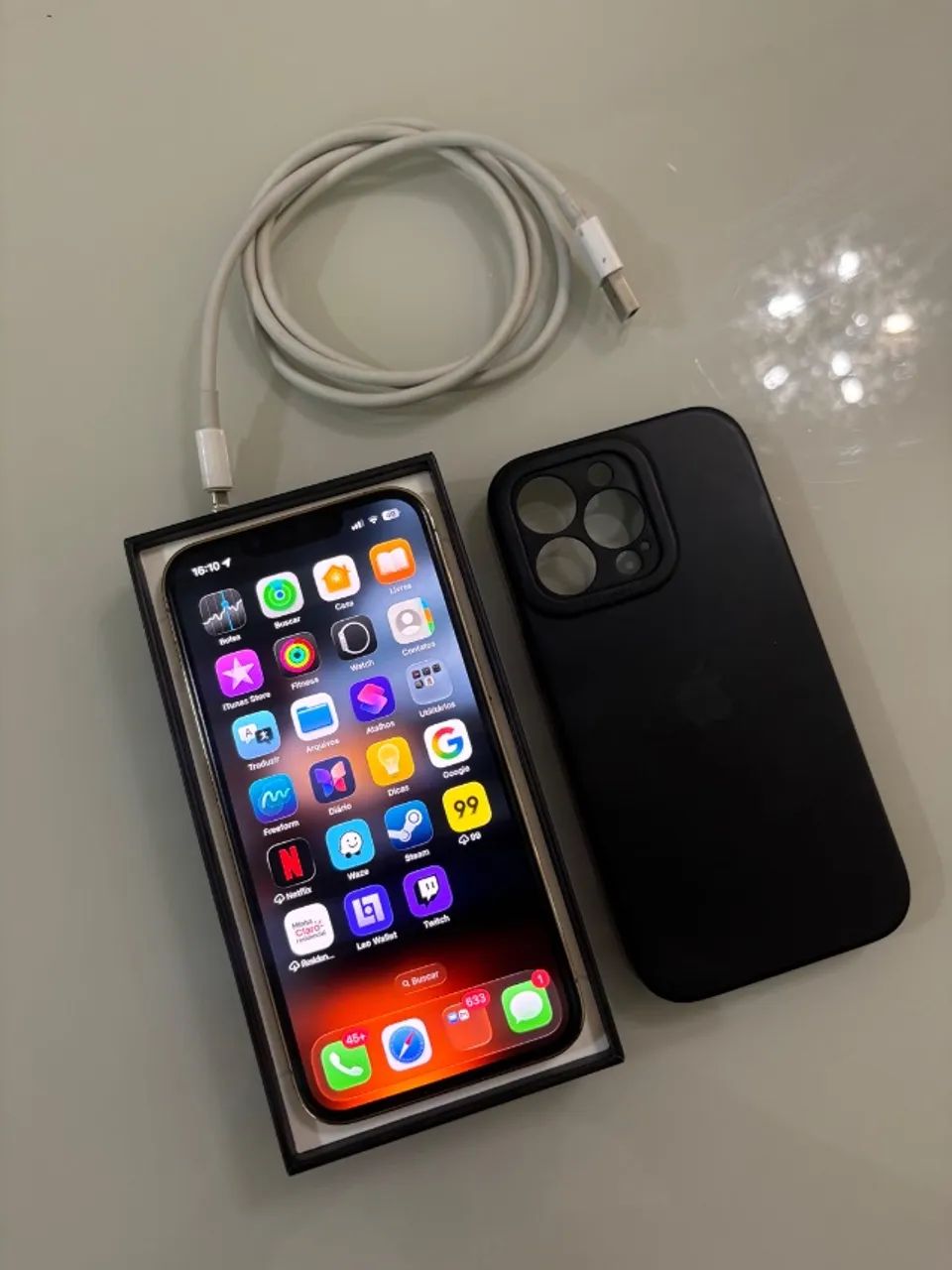 iPhone 13 Pro Gold - 256 GB | Todo Original - Com Caixa