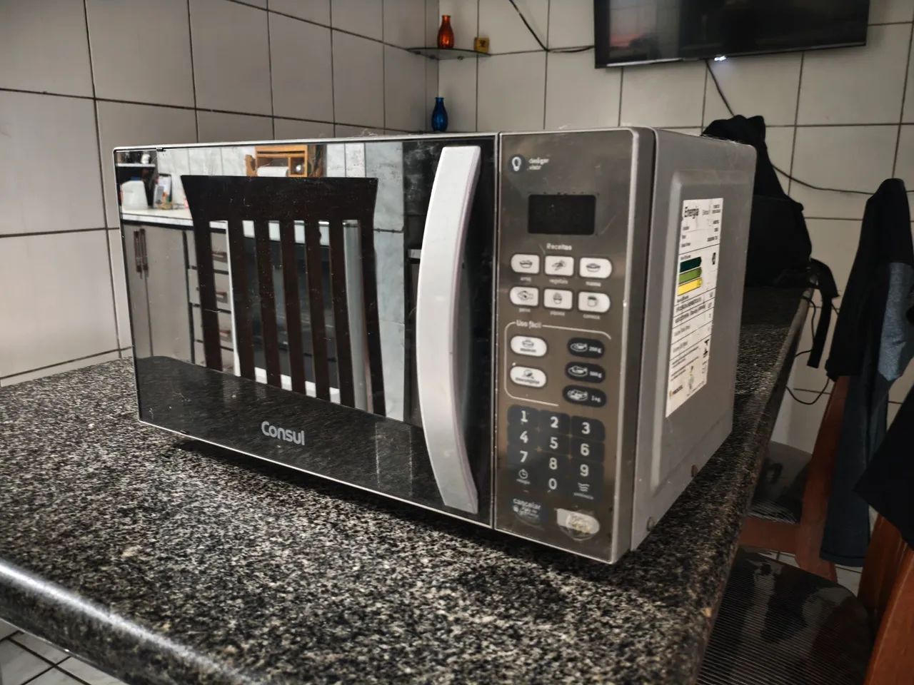 Microondas Consul com defeito 