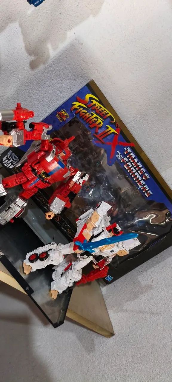 Transformers Street Fighter M Bison e Ryu - Foto 5