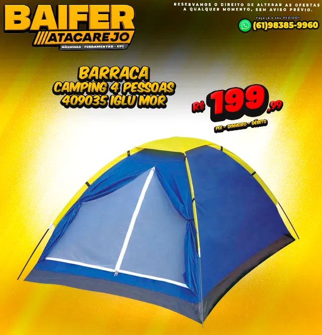 Barraca Camping 4 Pessoas 409035 Iglu Mor