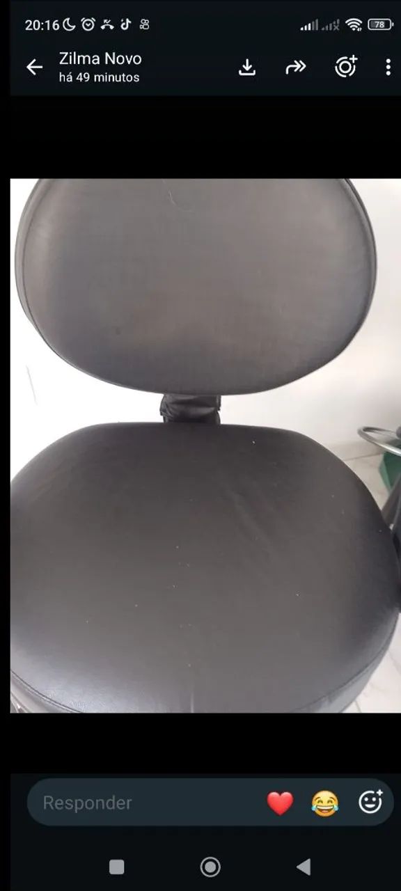 Vendo cadeira de salão bem conservada  - Foto 2