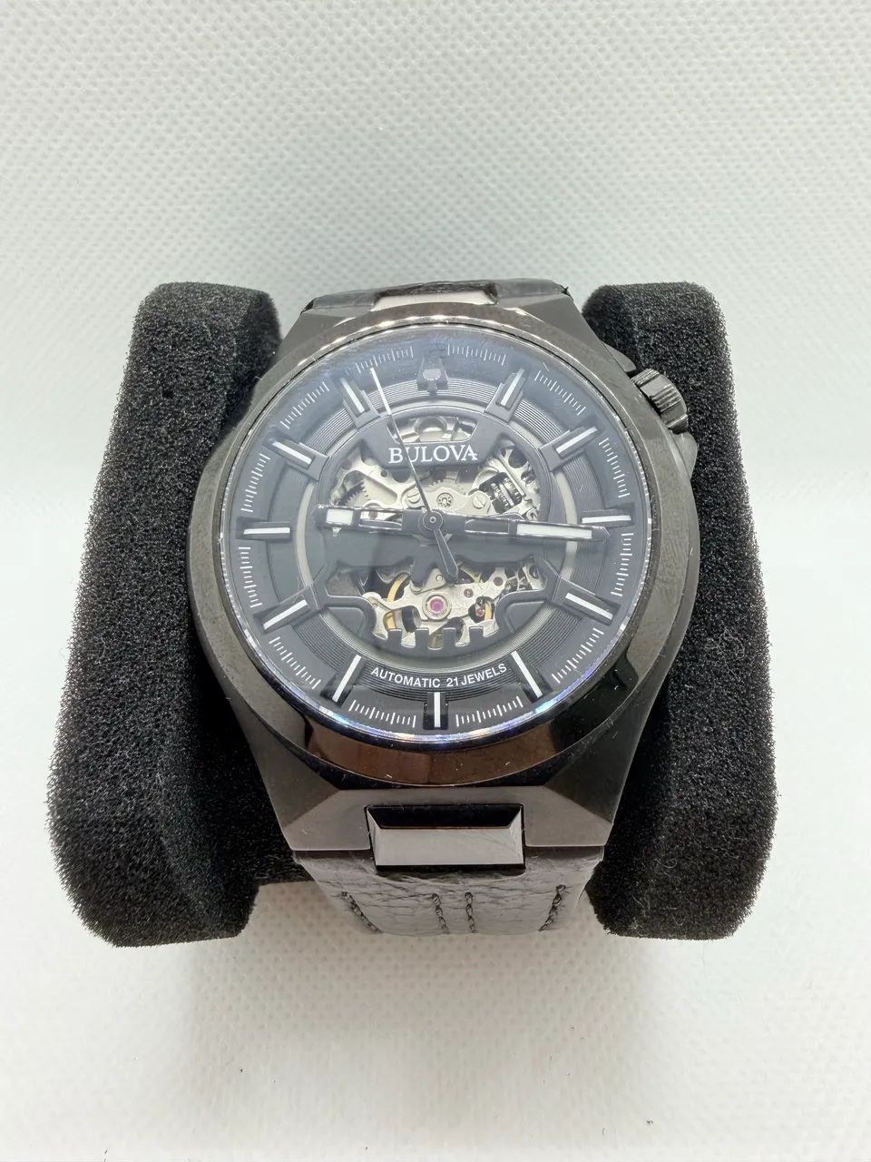 Relógio Bulova Skeleton All Black - Foto 3