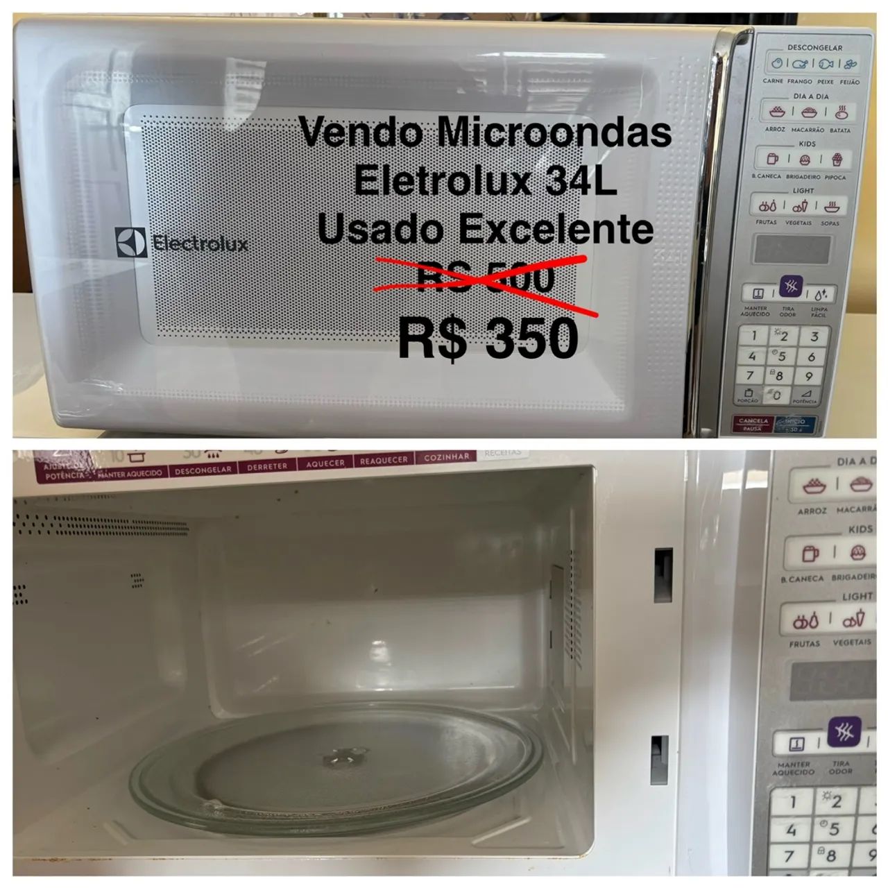 Microondas Eletrolux 34L