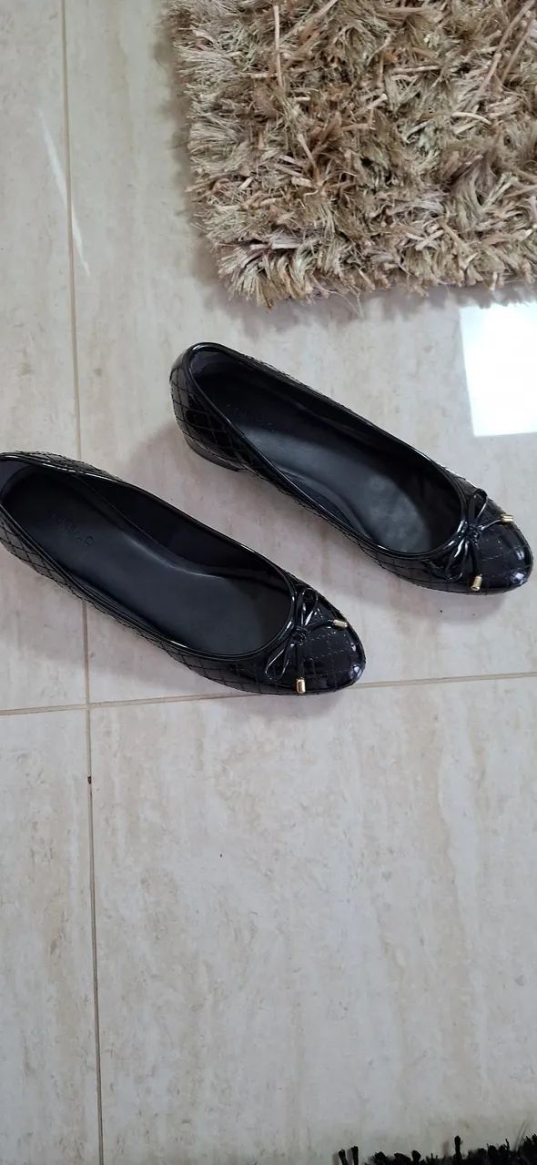 Sapato Preto Corello 38 Salto 3cm - Foto 3