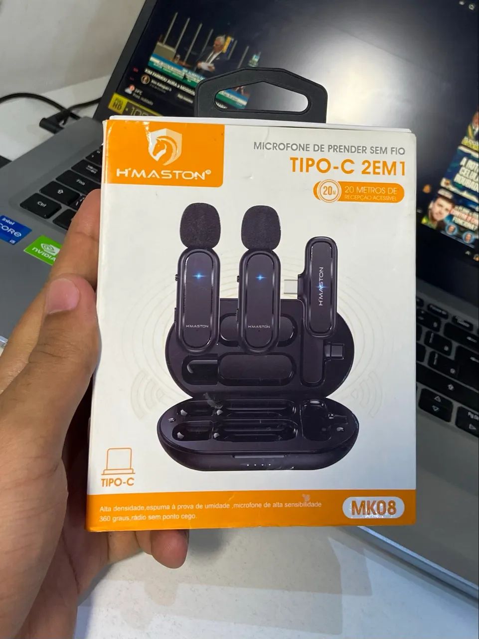 Microfone de Lapela - Tipo C (Valor Negociável) - Foto 2