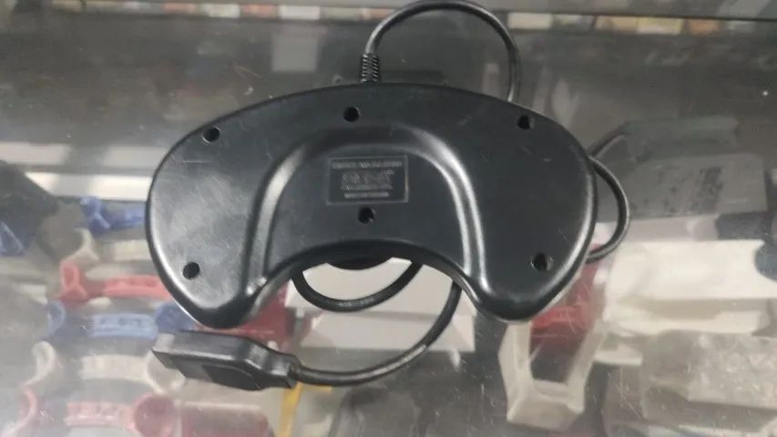MEGA DRIVE 3 TEC TOY COM ENTRADA PRA SEGA CD 1 CONTROLE ORIGINAL 2 JOGOS E CABOS - Foto 6