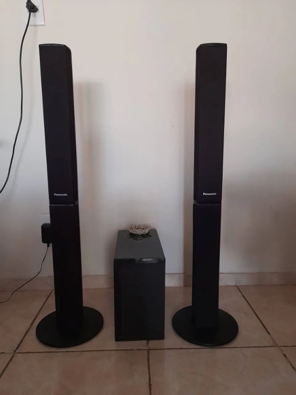 Subwoofer e caixas panasonic passiva - Foto 5