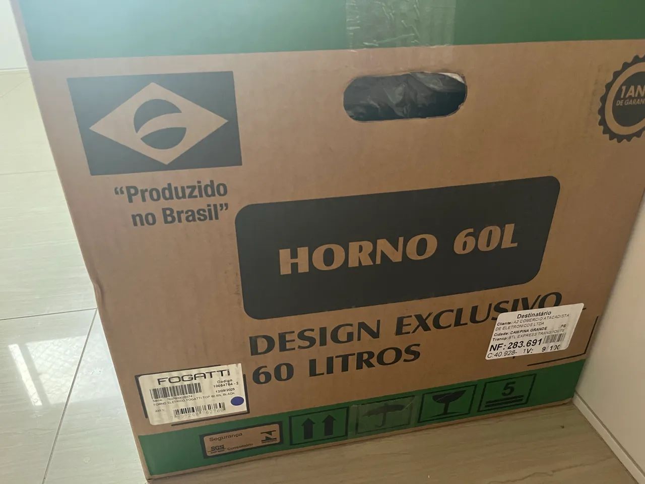 Forno Elétrico Fogatti 60L