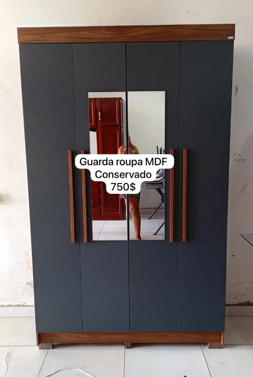 GUARDA ROUPA DE SOLTEIRO MDF CONSERVADO