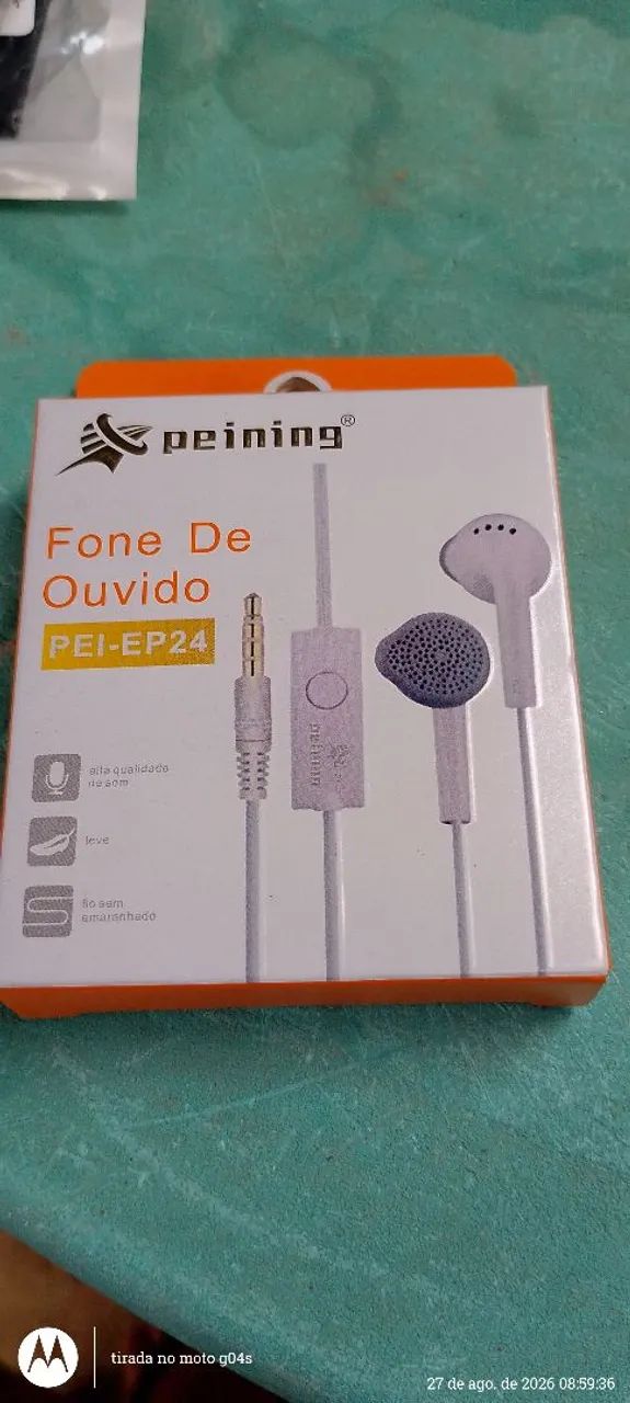 Fone de ouvido ep 24 com fio