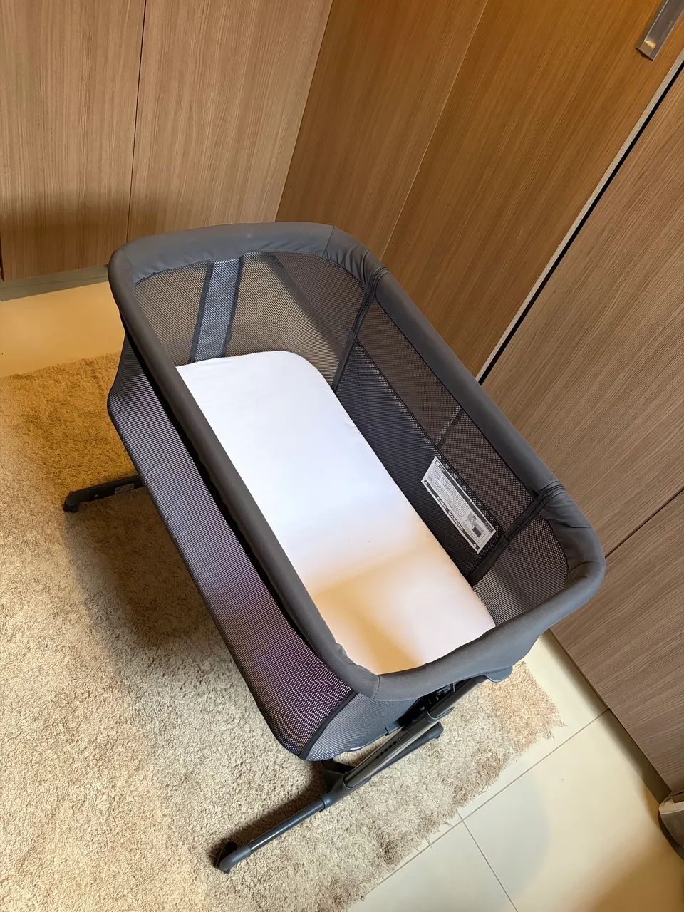 Berço Co- Sleep portátil, cinza  - Foto 4