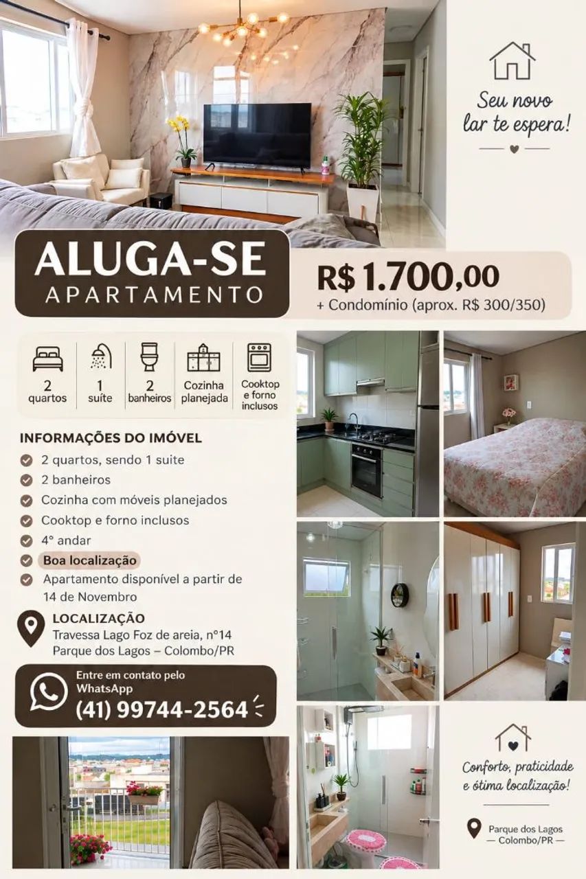 Apartamento - Parque dos Lagos