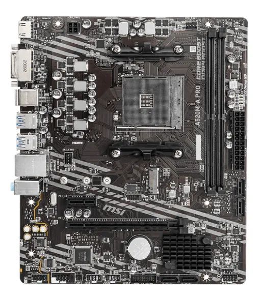 PLACA MÃE MSI A520M-A PRO DDR4 (PROCESSADORES AMD AM4) - Foto 4