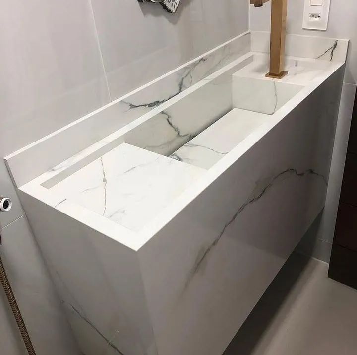 Faço Bancadas em porcelanato, e granito. * - Foto 5