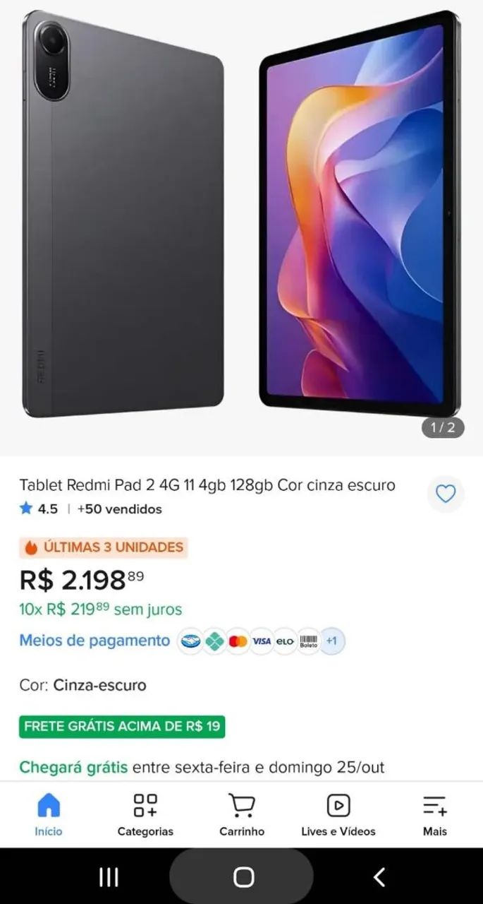 Tablet redmi pad 2  - Foto 3
